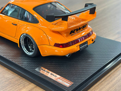 1/18 Resin Ignition Model Porsche 964 RWB – Orange