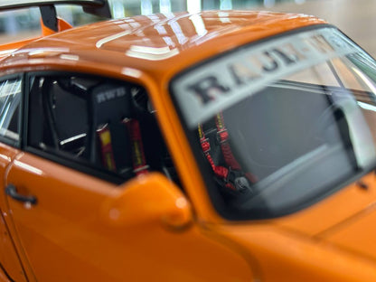 1/18 Resin Ignition Model Porsche 964 RWB – Orange