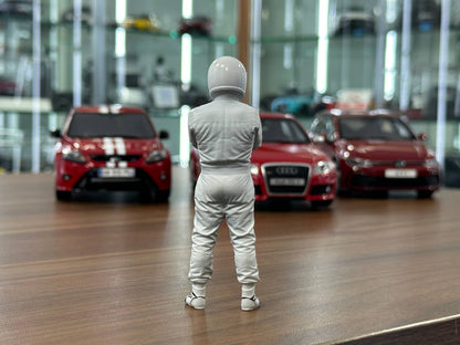 Figure Stig White Top Gear Hand Painted by SF 1/18