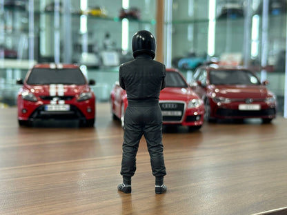 Figure Stig Black Top Gear Hand Painted by SF 1/18