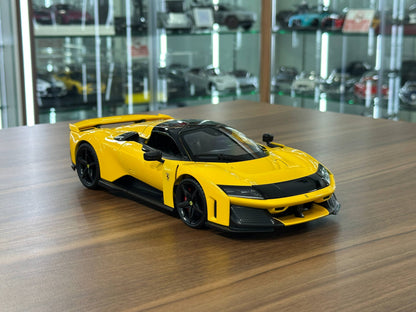 1/18 Diecast Bburago Ferrari F80 in Yellow