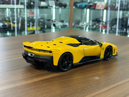 1/18 Diecast Bburago Ferrari F80 in Yellow