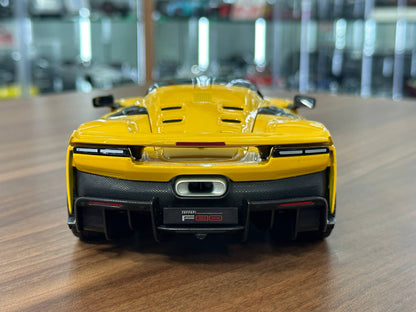 1/18 Diecast Bburago Ferrari F80 in Yellow
