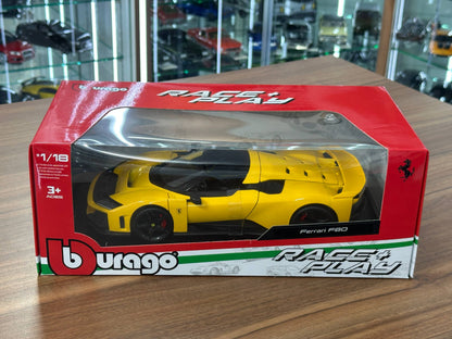 1/18 Diecast Bburago Ferrari F80 in Yellow