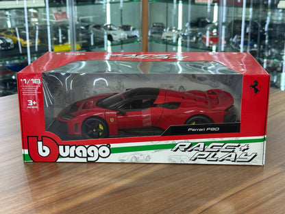 1/18 Diecast Bburago Ferrari F80 in Red