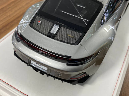 1/18 Resin Porsche 911 S/T (992) by Ivy Models in Silver/Black – Limited 15pcs