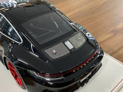 1/18 Resin Porsche 911 S/T (992) by Ivy Models in Black / Red – Limited 15pcs