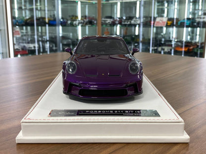 1/18 Resin Porsche 911 S/T (992) by Ivy Models in Pearl Purple/ Black – Limited 15 pcs