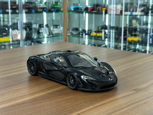 1/18 Diecast McLaren P1 (2013) – Amethyst Black – TSM Model – Full Opening – Limited Edition
