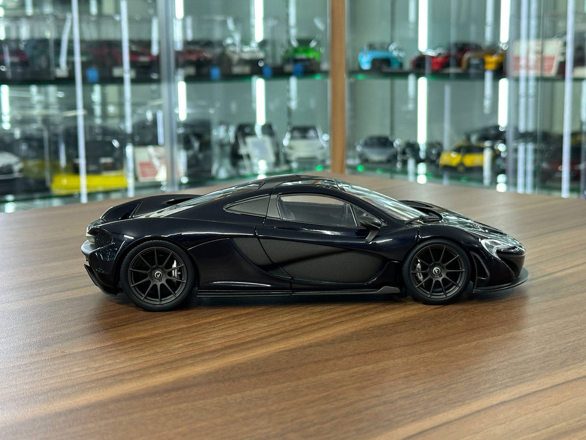 1/18 Diecast McLaren P1 (2013) – Amethyst Black – TSM Model – Full Opening – Limited Edition