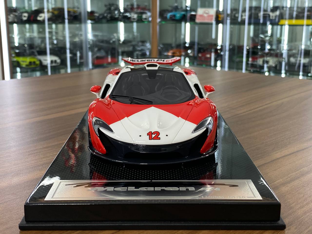 Dino Models McLaren P1 #12 – Signed by Frank Stephenson (Marlboro, 1:18 Resin, Limited to 20 pcs)