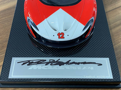 Dino Models McLaren P1 #12 – Signed by Frank Stephenson (Marlboro, 1:18 Resin, Limited to 20 pcs)
