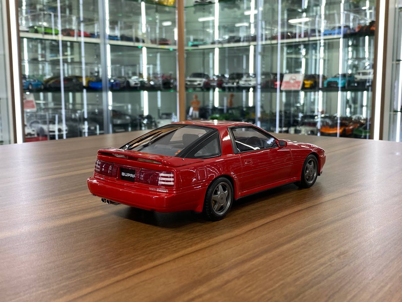 1/18 Resin OttO Mobile Toyota Supra MK3 Red – Limited 999pcs
