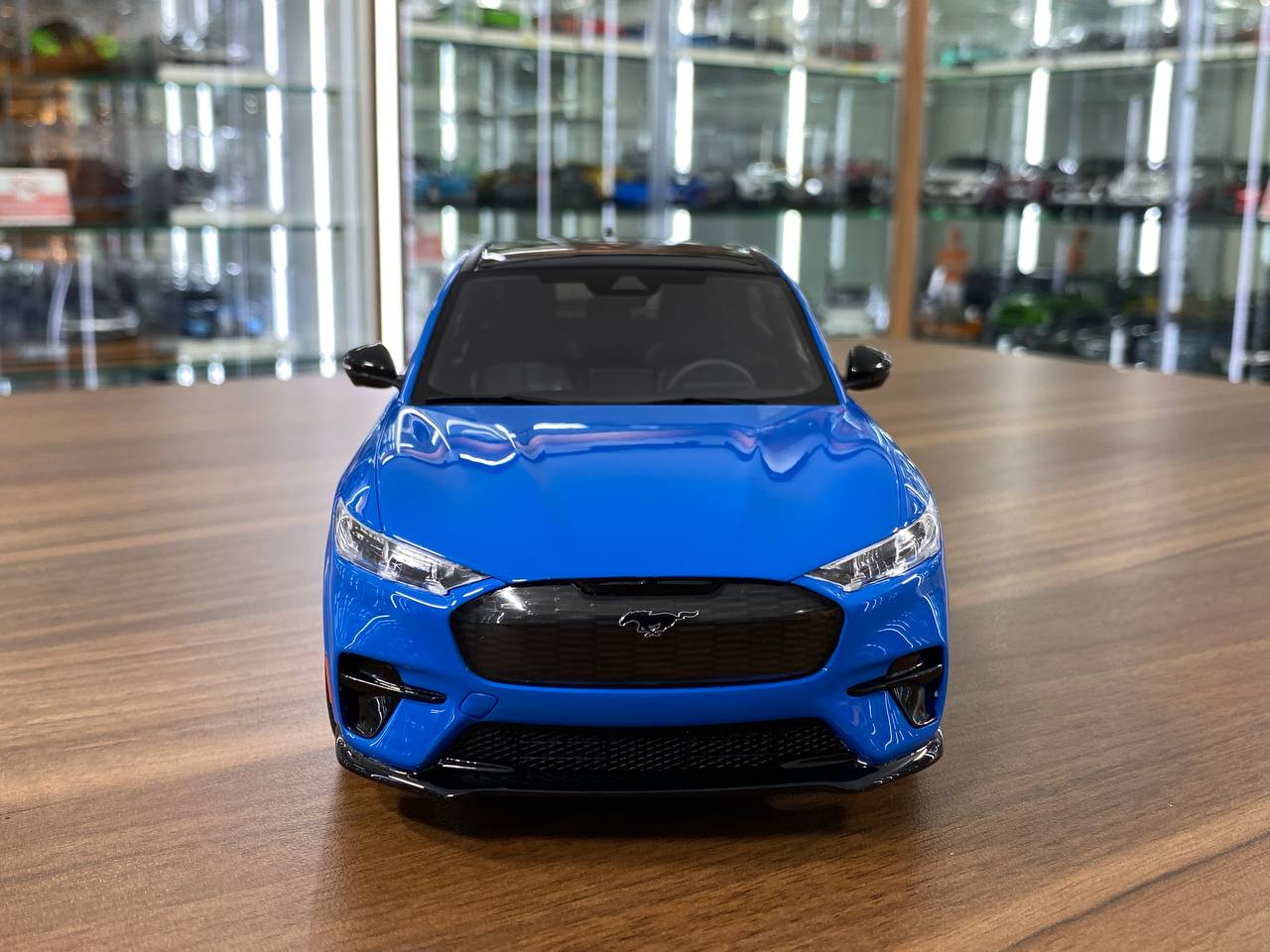 1/18 Resin OttO Mobile Ford Mustang Mach-E GT Performance Blue – Limited 999pcs