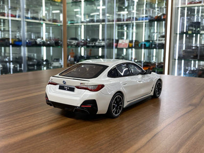 1/18 Resin OttO Mobile BMW i4 M50 White – Limited 999pcs