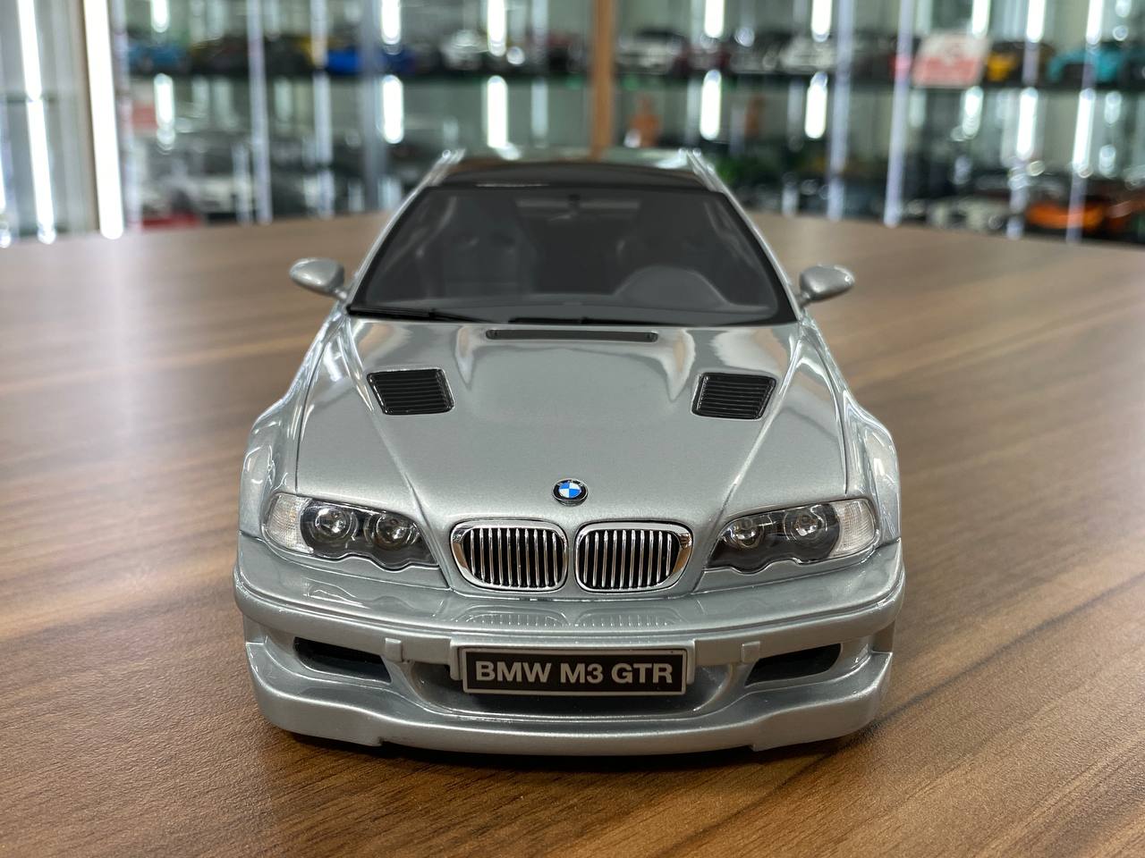 1/18 Resin OttO MobileBMW M3 E46 GTR Street Road Version Silver – Limited 2500pcs