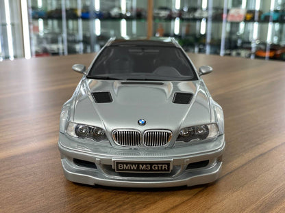 1/18 Resin OttO MobileBMW M3 E46 GTR Street Road Version Silver – Limited 2500pcs