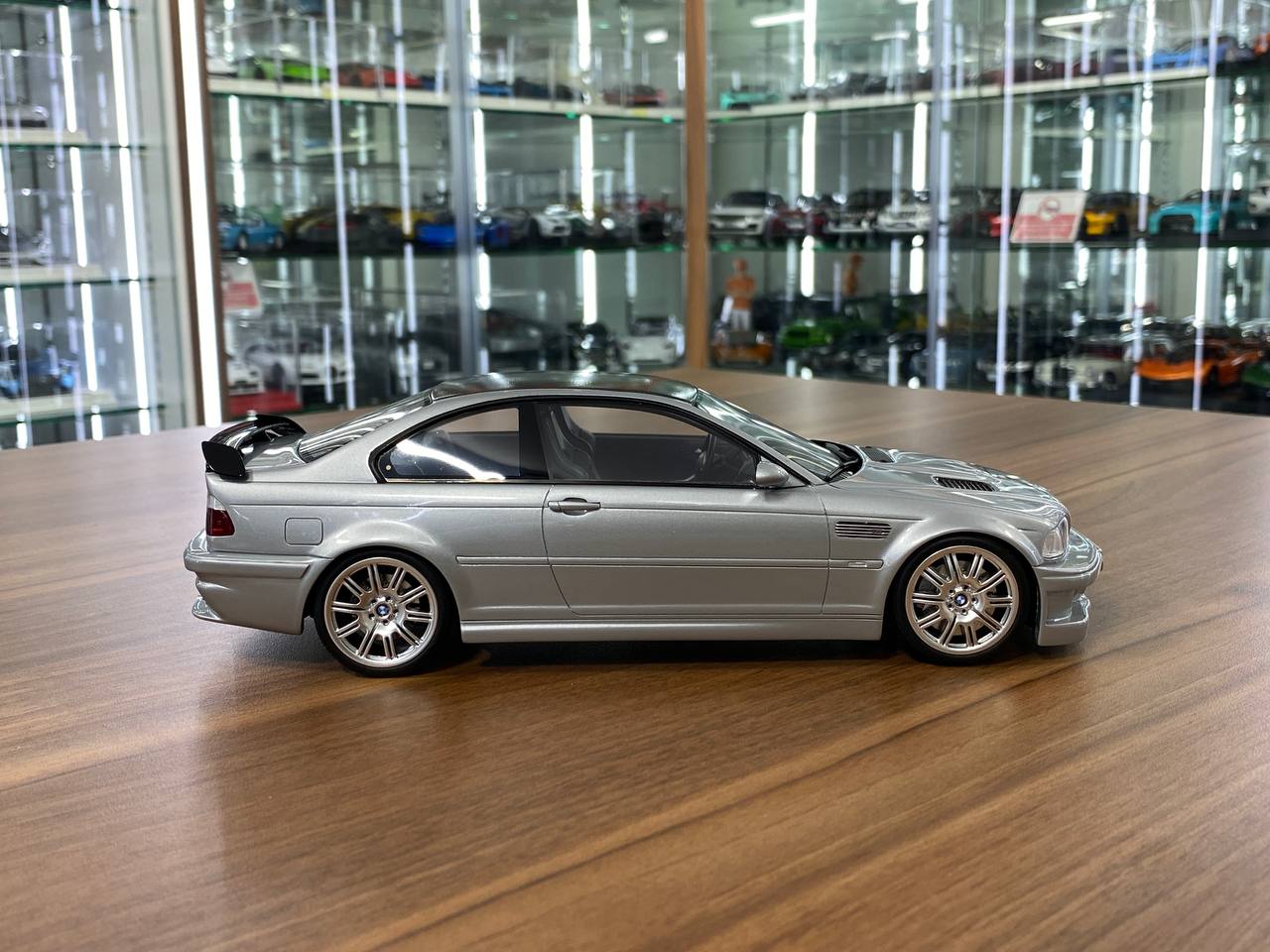 1/18 Resin OttO MobileBMW M3 E46 GTR Street Road Version Silver – Limited 2500pcs