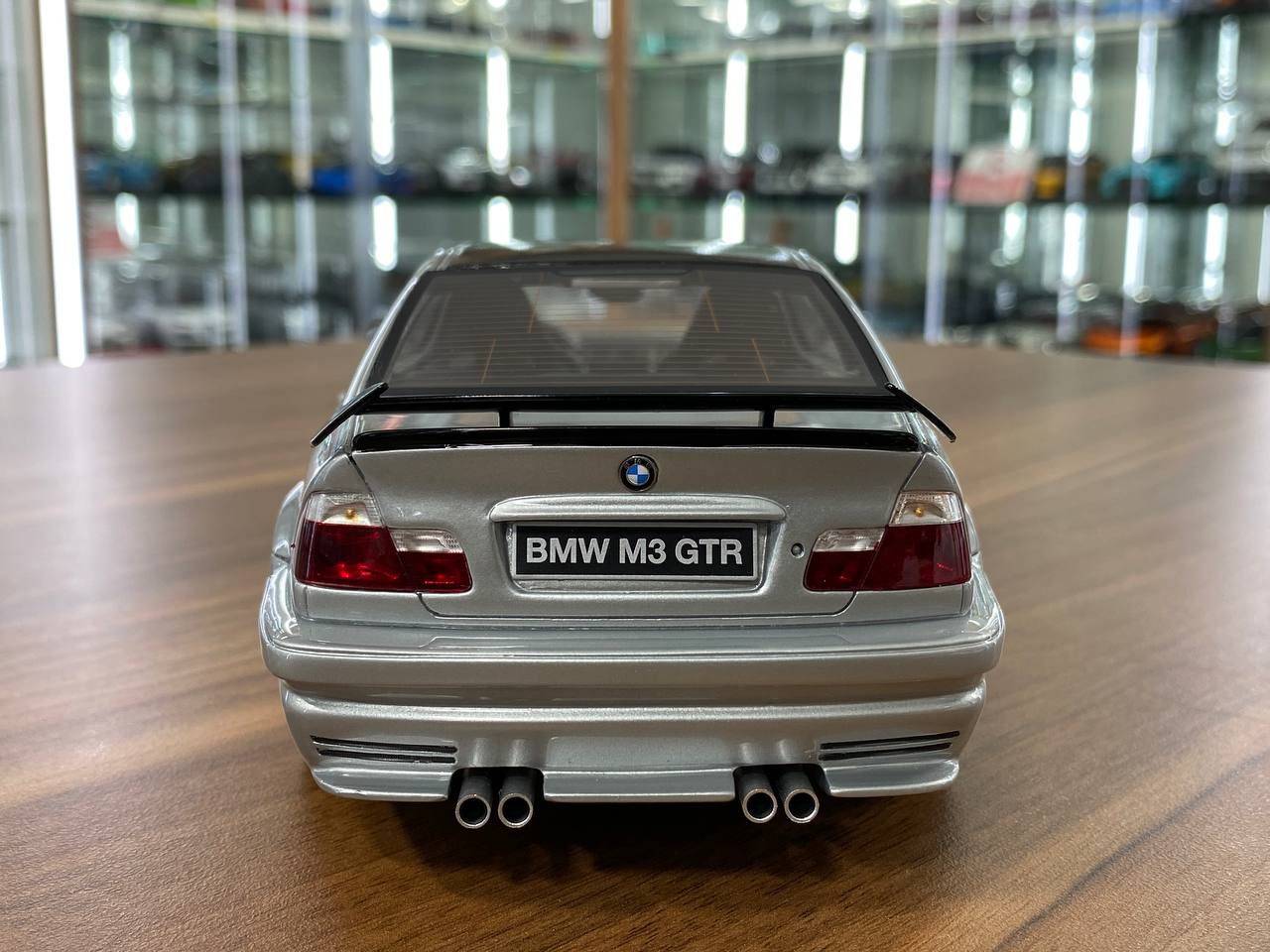 1/18 Resin OttO MobileBMW M3 E46 GTR Street Road Version Silver – Limited 2500pcs