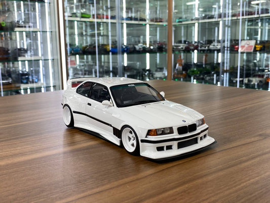 1/18 Resin OttO Mobile BMW E36 Khyzyl Saleem White – Limited 3000pcs