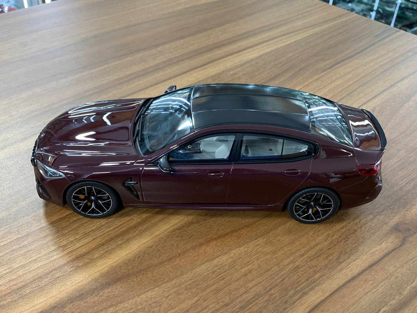 GT Spirit BMW M8 Gran Coupe 2018 (Wine Red, 1:18 Resin, Limited to 1200 pcs)