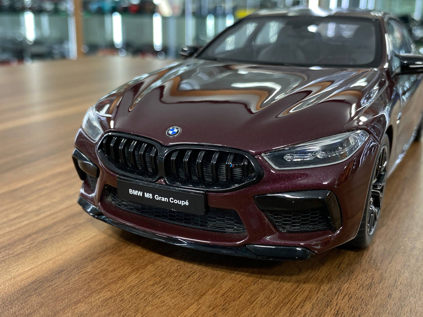 GT Spirit BMW M8 Gran Coupe 2018 (Wine Red, 1:18 Resin, Limited to 1200 pcs)
