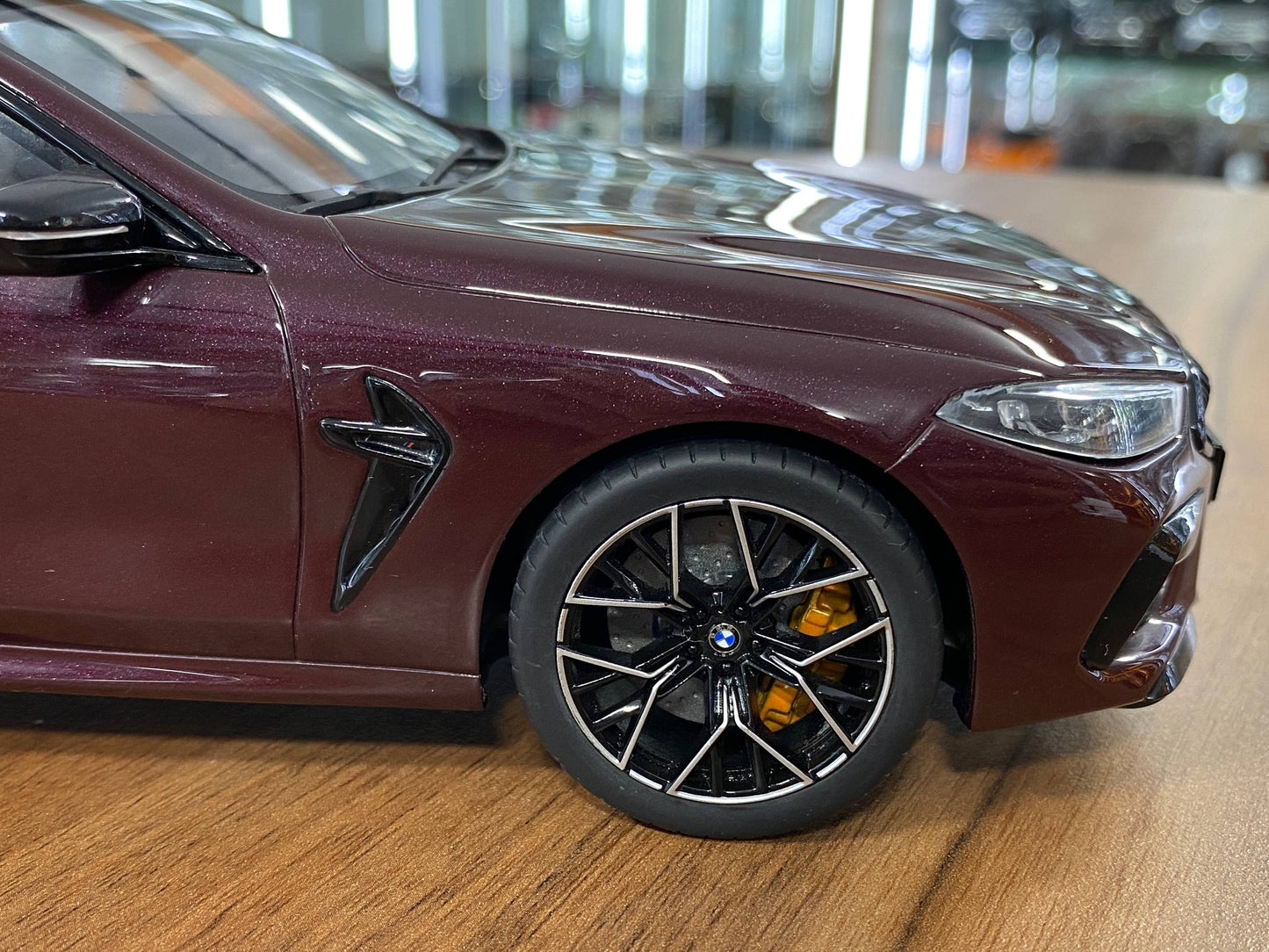 GT Spirit BMW M8 Gran Coupe 2018 (Wine Red, 1:18 Resin, Limited to 1200 pcs)