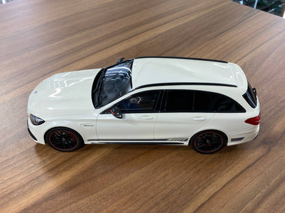 1:18 Resin GT Spirit Mercedes-Benz AMG C63s (S205) T-Modell 2015 – White (Limited to 1000 pcs)