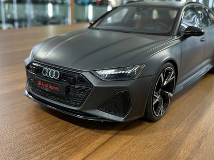 1:18 Resin GT Spirit Audi RS6 Avant Sport – Matt Grey ( Limited to 1999 pcs)