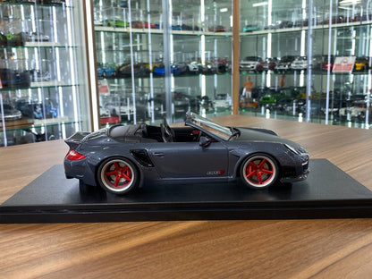 1/18 Resin Porsche 911 (997) Convertible LB-Works LBWK SEMA Show 2016 GT Spirit Grey – Limited 999pcs