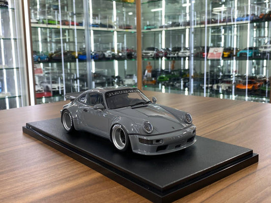 1/18 Resin Porsche 911 (964) RWB Jonsibal 2015 GT Spirit Grey – Limited Edition