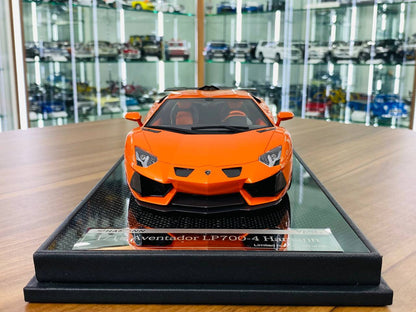 1/18 Resin - VMB Model Lamborghini Aventador LP 700-4 Hamann in Orange, Limited to 66 Pcs