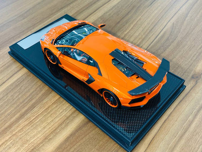 1/18 Resin - VMB Model Lamborghini Aventador LP 700-4 Hamann in Orange, Limited to 66 Pcs