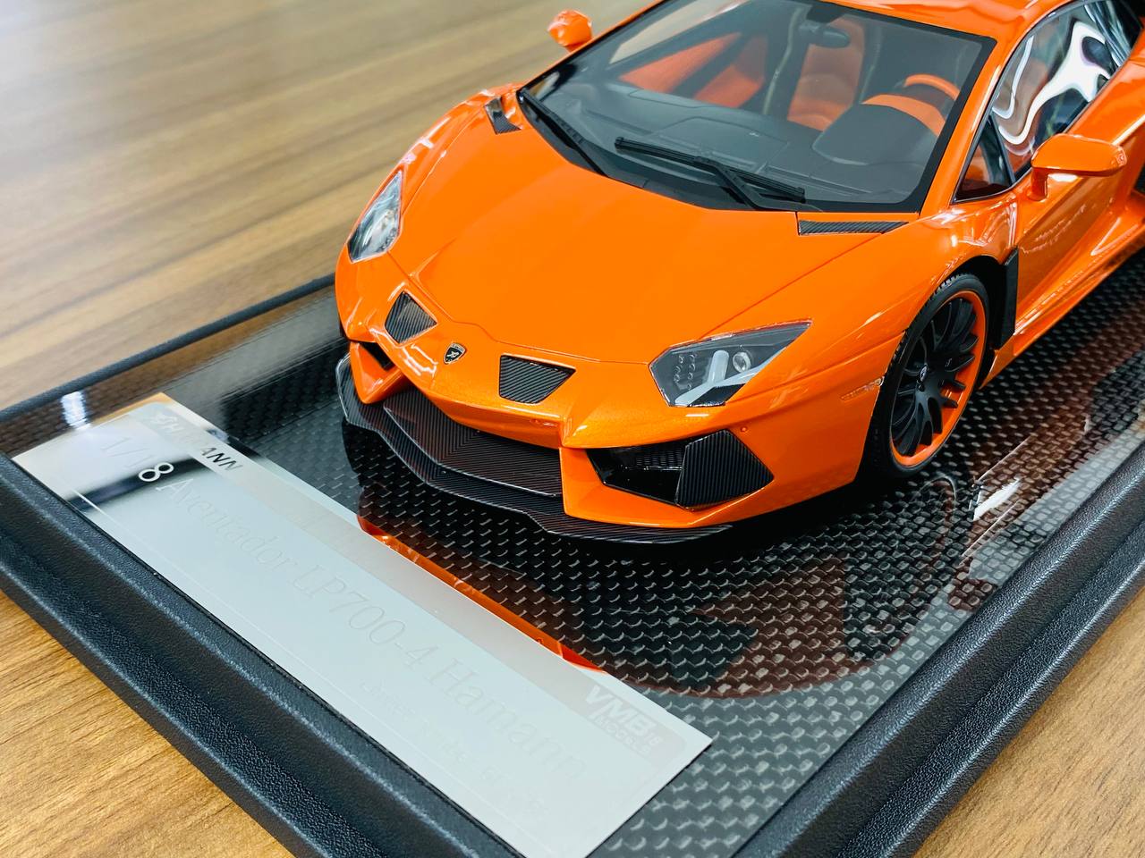 1/18 Resin - VMB Model Lamborghini Aventador LP 700-4 Hamann in Orange, Limited to 66 Pcs
