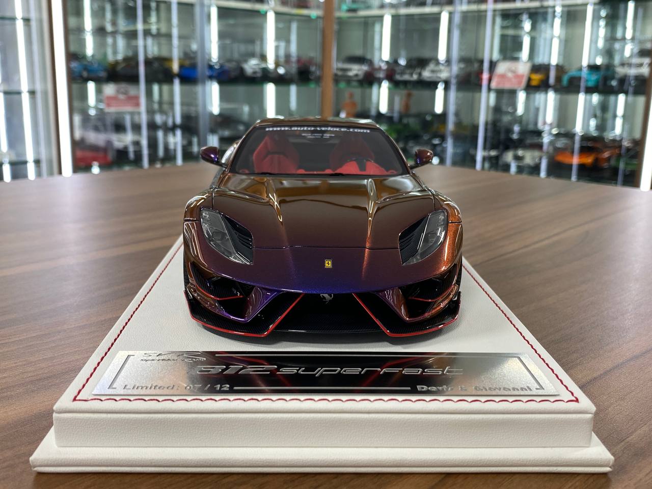 1/18 Resin Ferrari 812 Superfast SVR Chameleon Purple 006 – Davis & Giovanni Limited 10