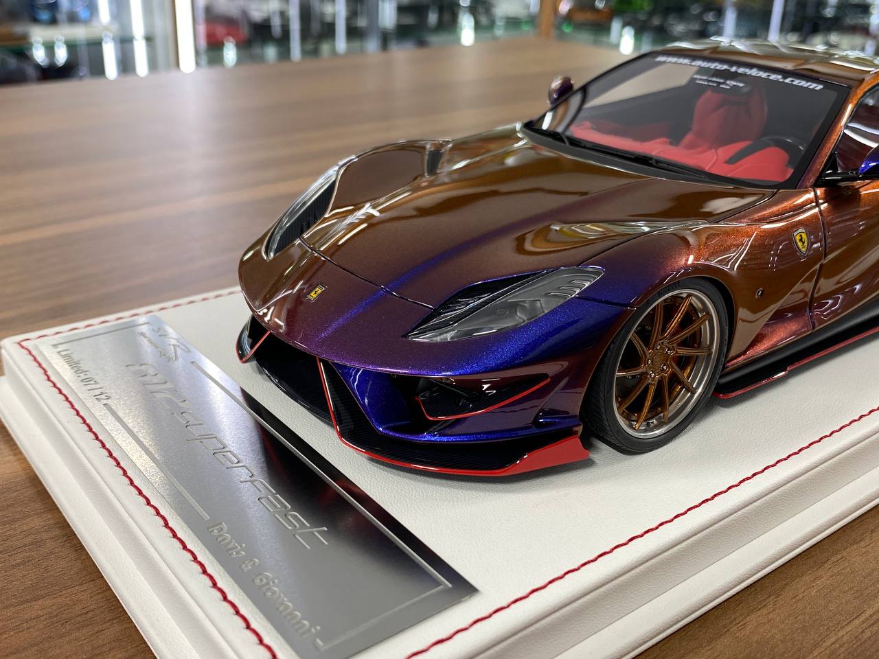 1/18 Resin Ferrari 812 Superfast SVR Chameleon Purple 006 – Davis & Giovanni Limited 10