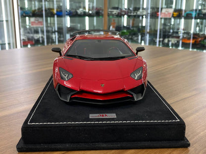 1/18 Resin Lamborghini Aventador LP750-4 Superveloce Rosso Bia – MR Collection Limited 199 pcs