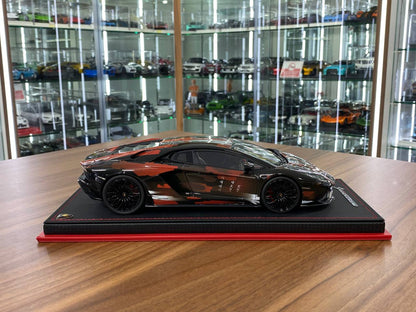 1/18 Resin Lamborghini Aventador S Black & Mix – MR Collection Limited 20 pcs