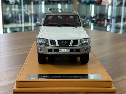 Nissan Patrol Y61 Super Safari 1-Door – ARES Model (White, 1:18 Resin, Limited 50 pcs)