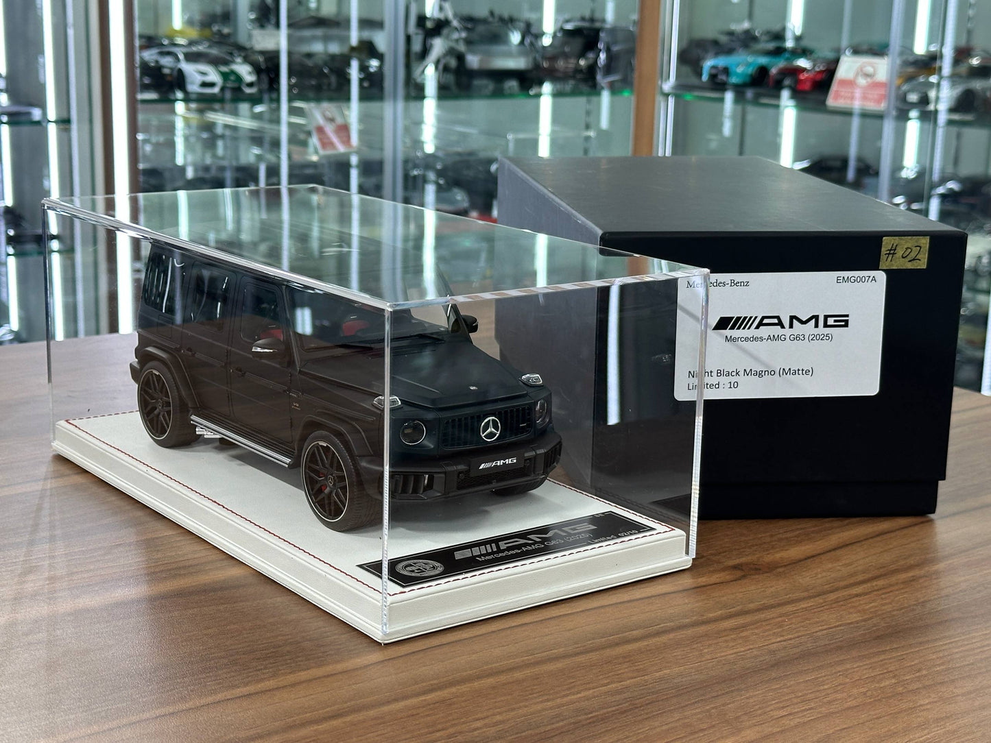 1/18 Resin Mercedes-Benz AMG G63 (2025) – SE Models (Night Black Magno Matte, Limited 10 pcs)