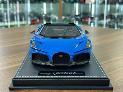 1/18 Resin Bugatti W16 Mistral – MR Collection (Blue, Limited 249 pcs)