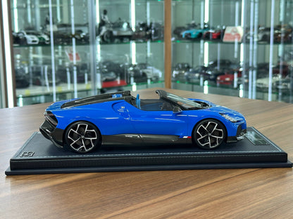 1/18 Resin Bugatti W16 Mistral – MR Collection (Blue, Limited 249 pcs)