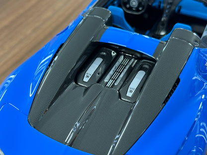 1/18 Resin Bugatti W16 Mistral – MR Collection (Blue, Limited 249 pcs)