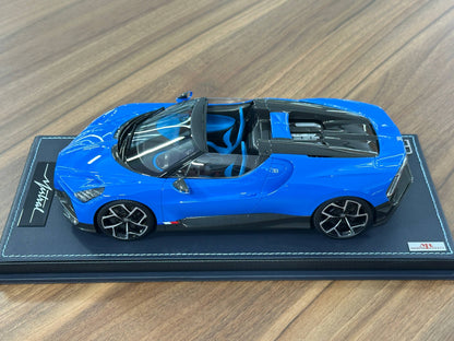 1/18 Resin Bugatti W16 Mistral – MR Collection (Blue, Limited 249 pcs)