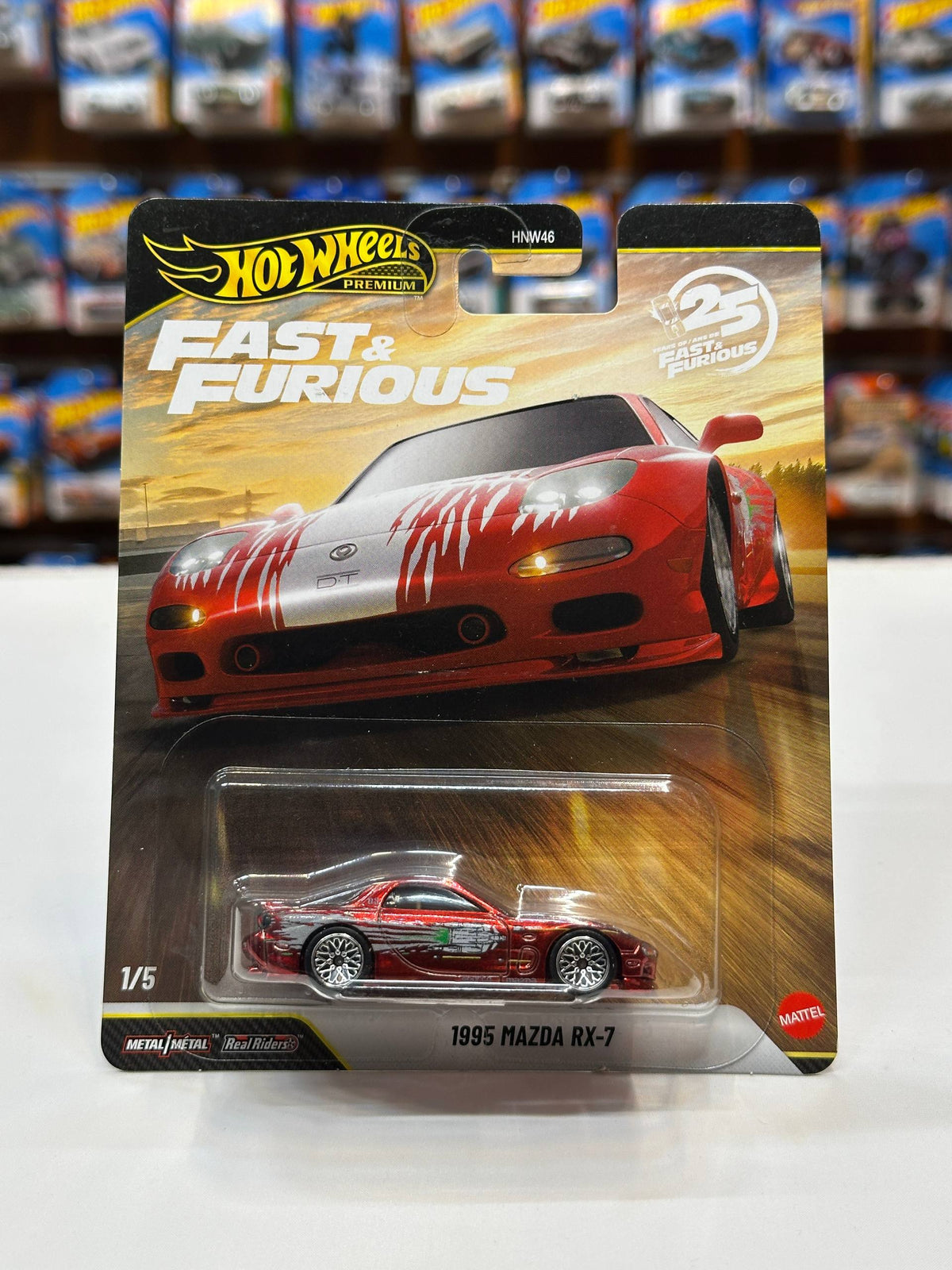 Mazda RX-7 (Chase 1995)  (1/64 Diecast)