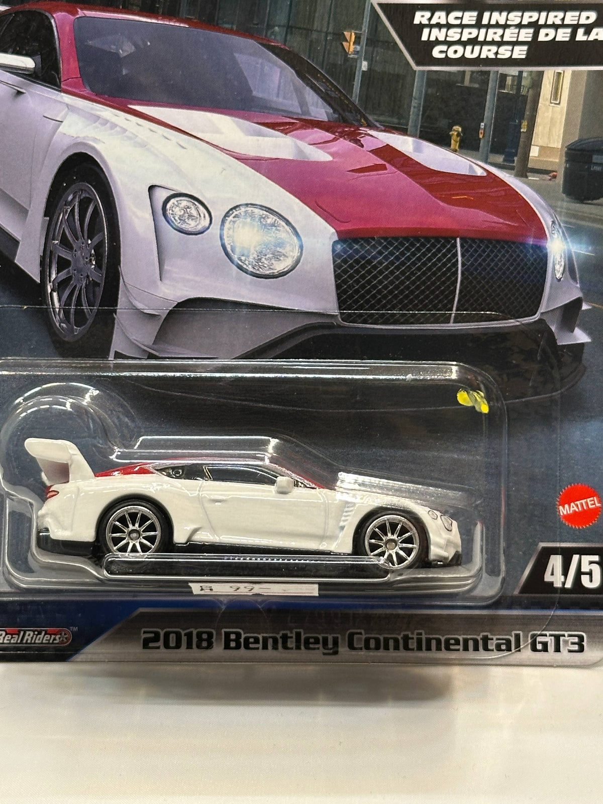 1/64 Diecast 2018 Bentley Continental GT3 Hot Wheels