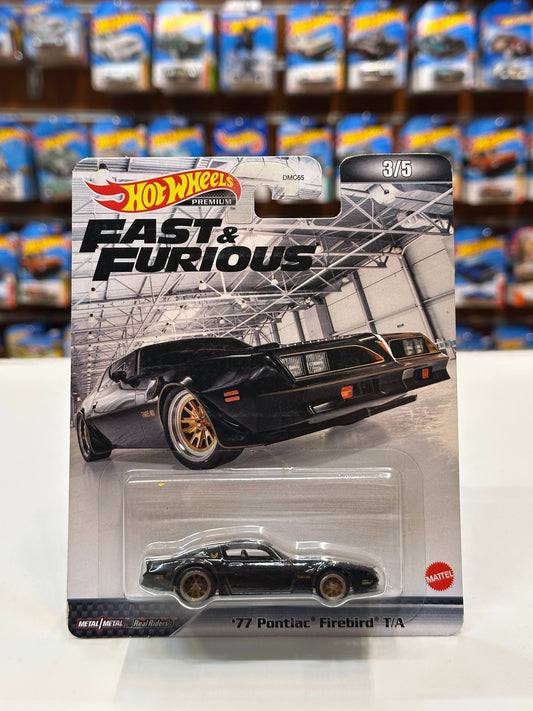 1/64 HotWheels 77 Pontiac Firebird Black