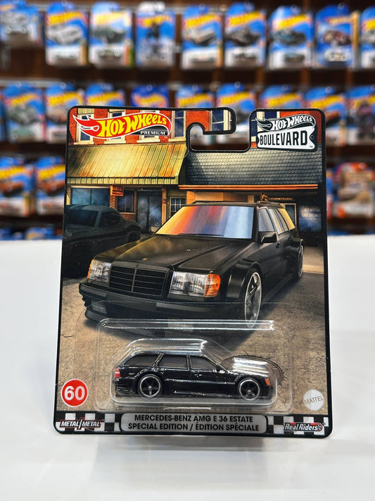 1/64 HotWheels Mercedes-Benz AMG E36 Estate Special Edition Black