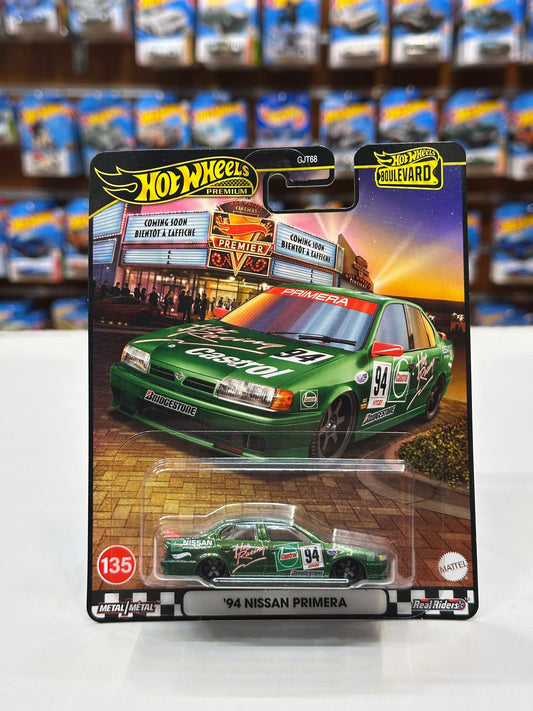 1/64 Diecast Hot Wheels 94 Nissan Primera Green
