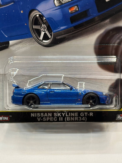 1/64 HotWheels Timeless Icon Nissan Skyline GT-R V-Spec II (BNR34)
